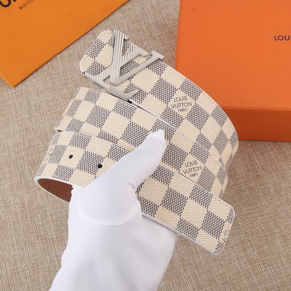 Super Perfect Quality LV Belts(100% Genuine Leather Steel Buckle)-3794