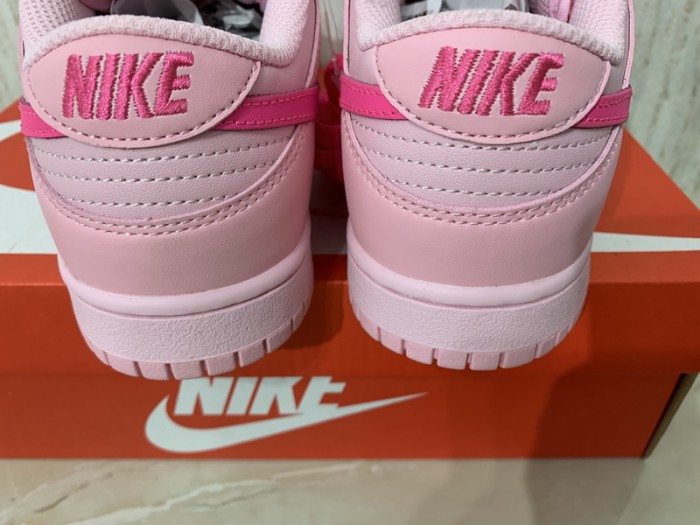 Authentic Nike Dunk Low “Triple Pink” Women Shoes