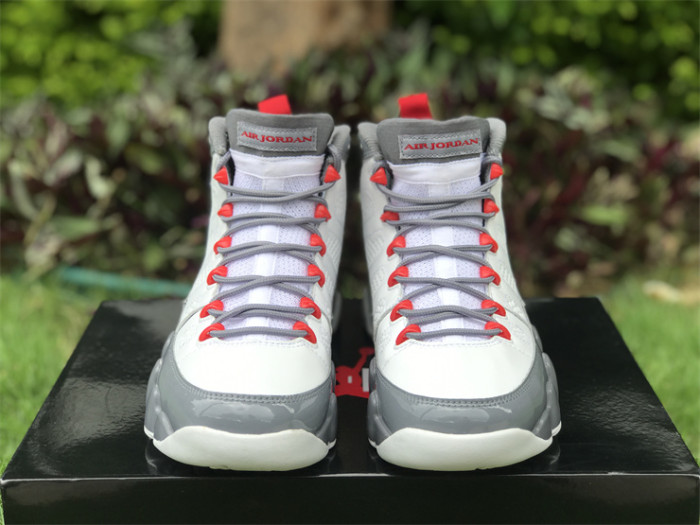 Authentic Air Jordan 9 “Fire Red”