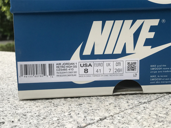 Authentic Air Jordan 1 “True Blue”