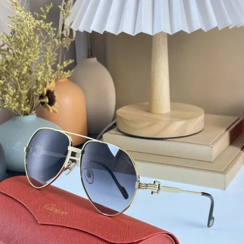 Cartier Sunglasses AAAA-1261