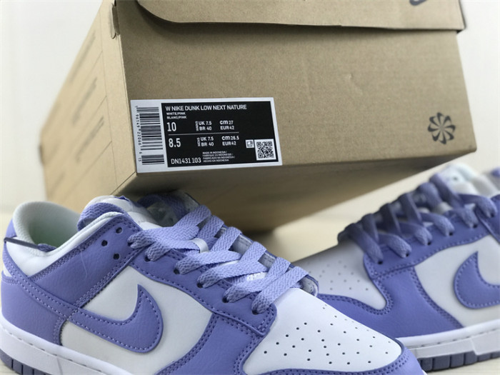 Authentic Nike Dunk Low Next Nature “Lilac”