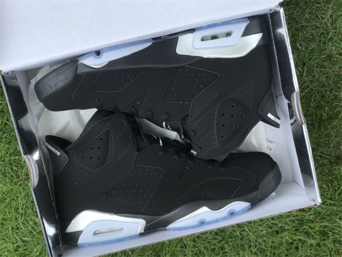 Authentic Air Jordan 6 “Metallic Silver”