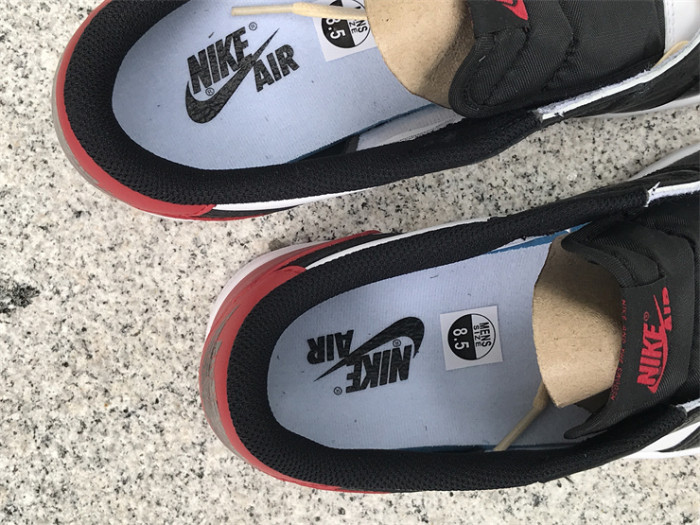 Authentic Air Jordan 1 Low “Black Toe”