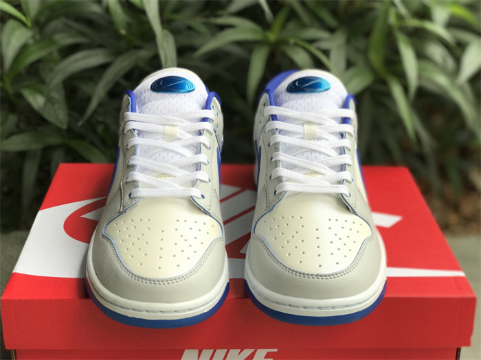 Authentic Nike SB Dunk Low White Blue