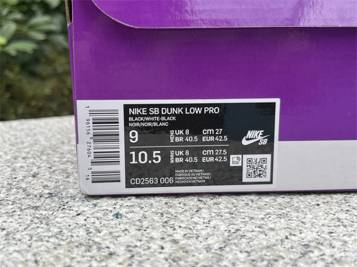 Authentic Nike SB Dunk Low “Black Gum”