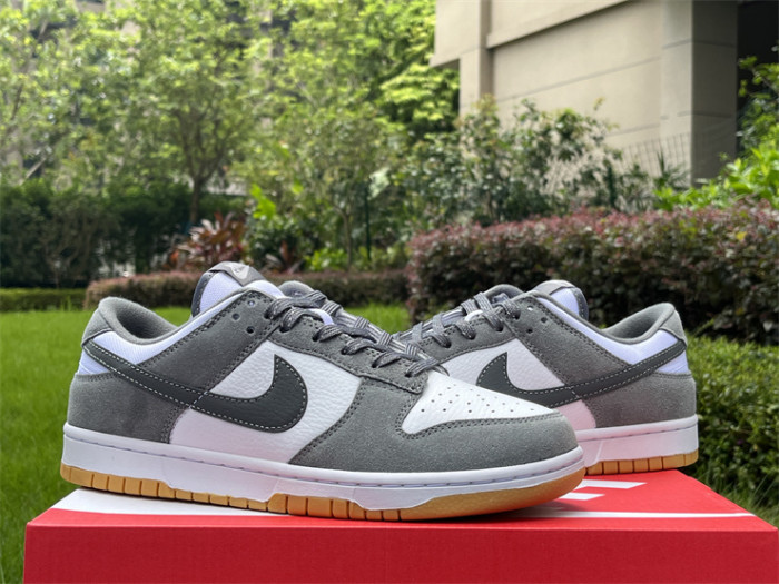Authentic Nike Dunk Low Smoke Grey