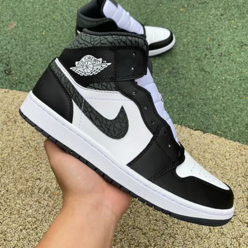Authentic Air Jordan 1 Mid Panda Elephant