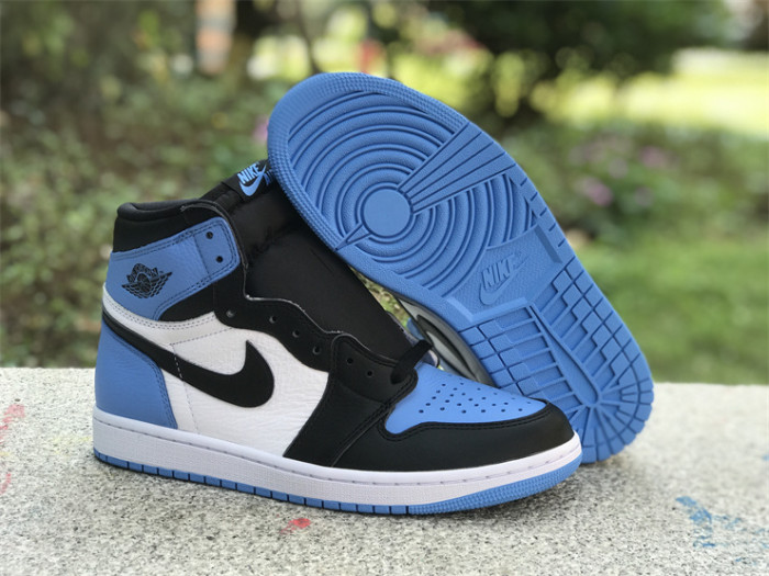 Authentic Air Jordan 1 High OG “UNC Toe” GS