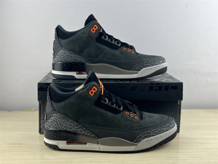 Authentic Air Jordan 3 “Fear”2023