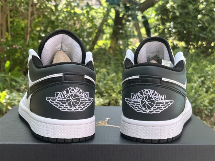 Authentic Air Jordan 1 Low Black White