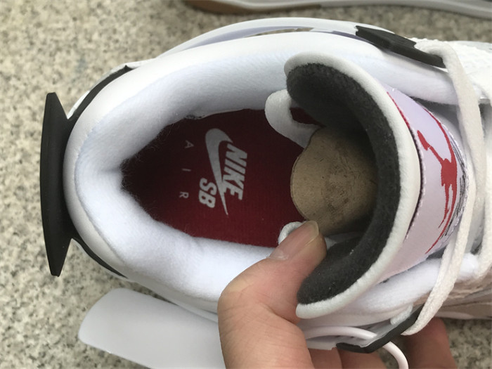 Authentic Nike SB x Air Jordan 4 White Black