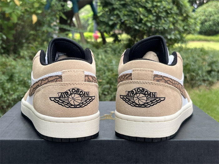 Authentic Air Jordan 1 Low SE “Brown Elephant”