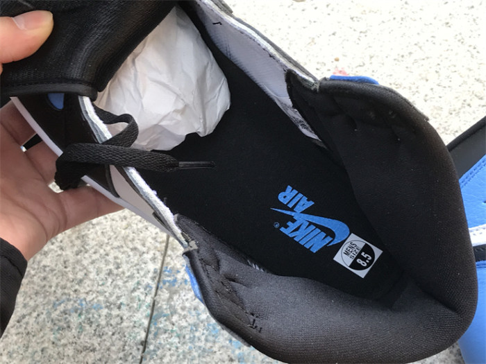 Authentic Air Jordan 1 High OG “UNC Toe”