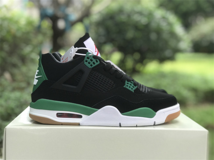 Authentic Nike SB x Air Jordan 4 Black Green