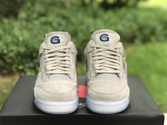 Authentic Air Jordan 4 PE Georgetown（restock)