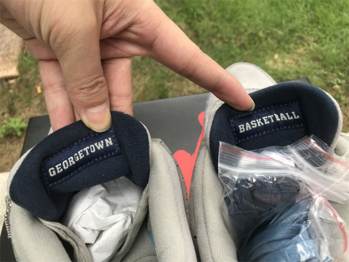 Authentic Air Jordan 4 PE Georgetown（restock)