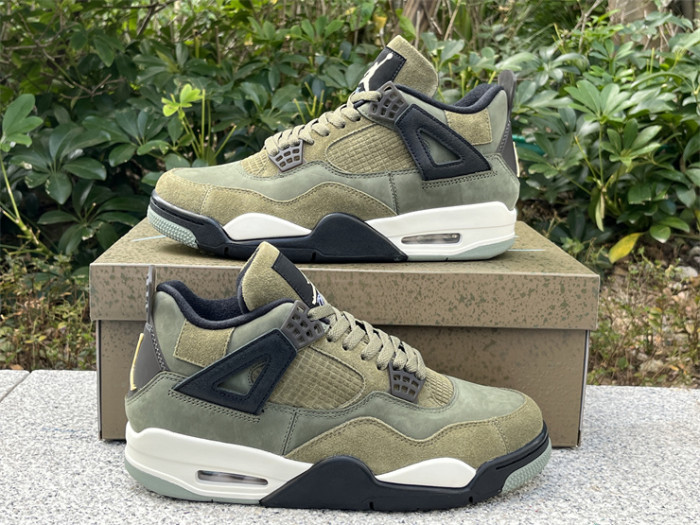 Authentic Air Jordan 4 Craft “Olive”