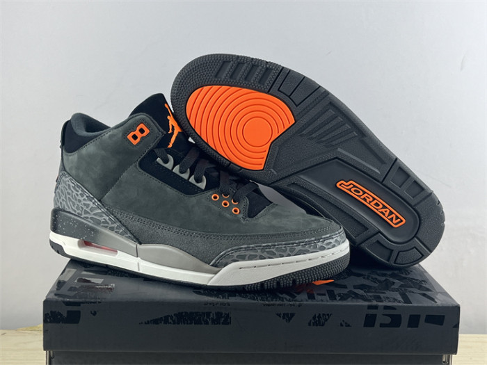Authentic Air Jordan 3 “Fear”2023