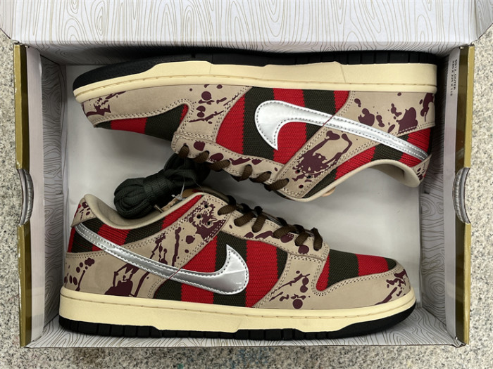 Authentic Nike SB Dunk Low “Freddy Krueger”