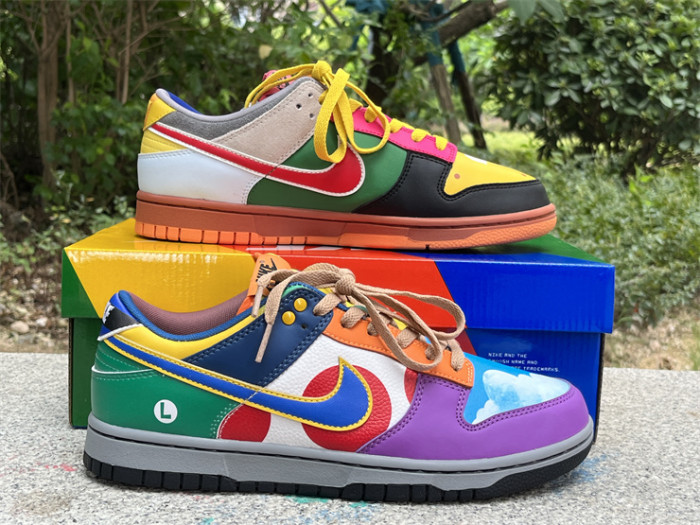 Authentic Nike SB Dunk Low Mario