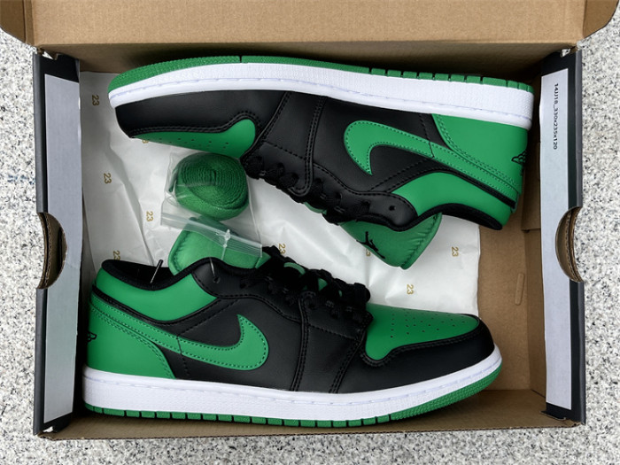 Authentic Air Jordan 1 Low “Lucky Green”