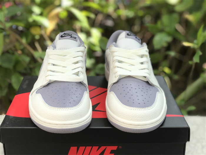 Authentic Air Jordan 1 Low “Atmosphere Grey”
