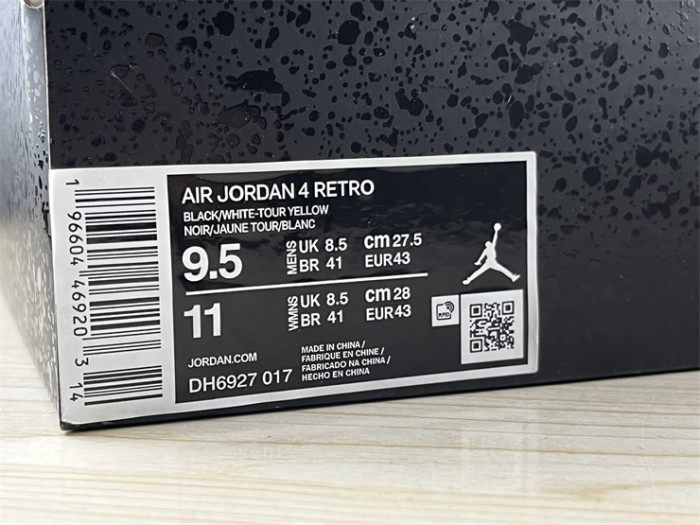 Authentic Air Jordan 4 “Thunder”2023