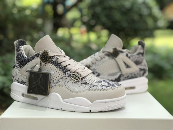 Authentic Air Jordan 4 Premium “Snakeskin”（restock)