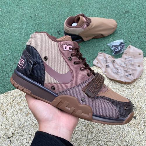 Authentic Nike Air Trainer 1 Wheat x CACT.US CORP x Travis Scott