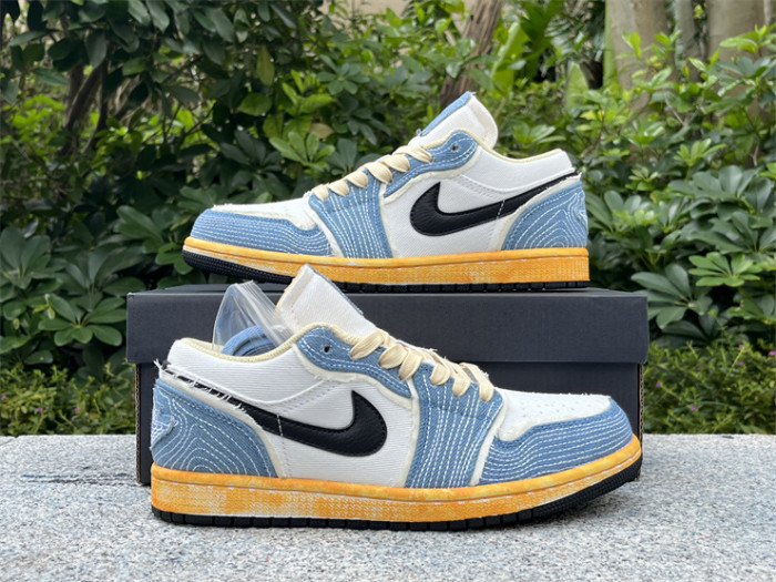 Authentic Air Jordan 1 Low “Sashiko”