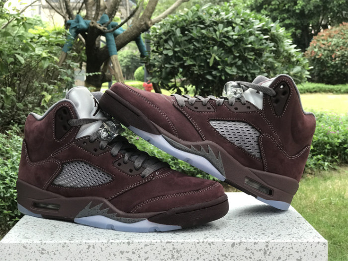 Authentic Air Jordan 5 “Burgundy”