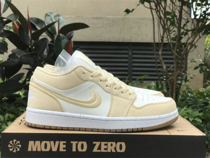 Authentic Air Jordan 1 Low SE “Canvas” Women