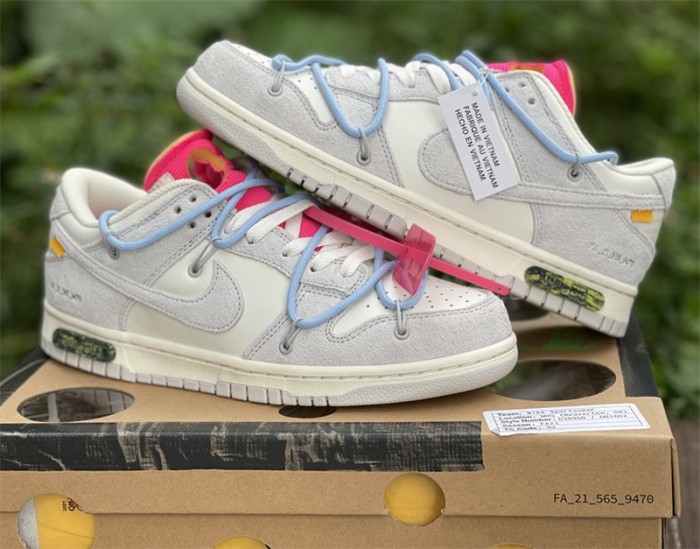 Authentic OFF-WHITE x Nike Dunk Low “The 50” DJ0950-113