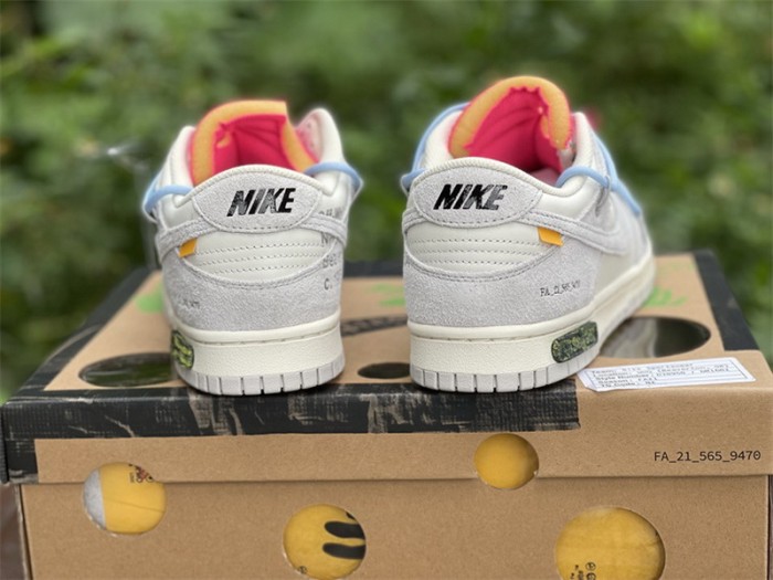 Authentic OFF-WHITE x Nike Dunk Low “The 50” DJ0950-113