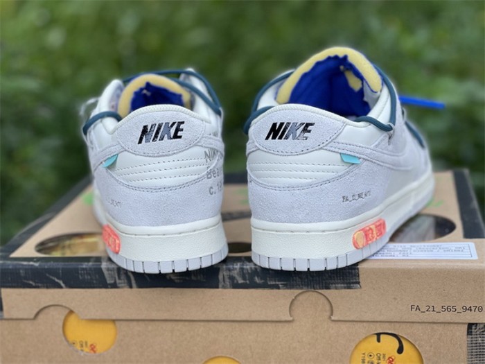 Authentic OFF-WHITE x Nike Dunk Low “The 50” DJ0950 111