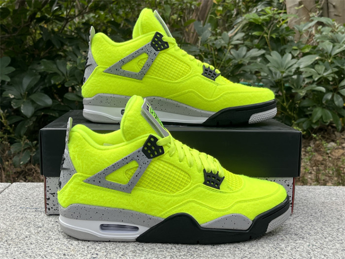 Authentic Air Jordan 4 Tour Yellow