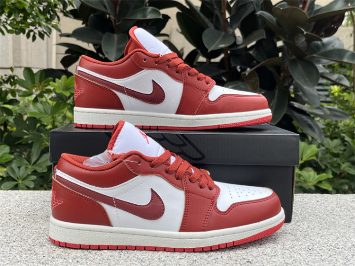 Authentic Air Jordan I Retro Low “Dune Red”