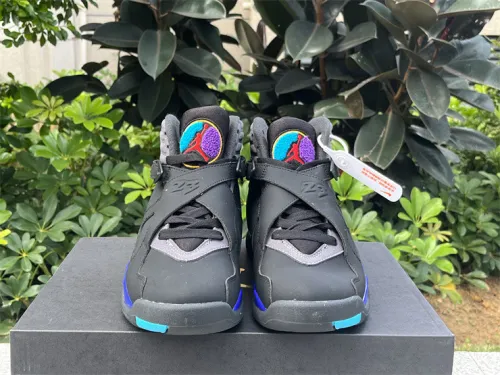 Authentic Air Jordan 8 Retro Aqua(restock)