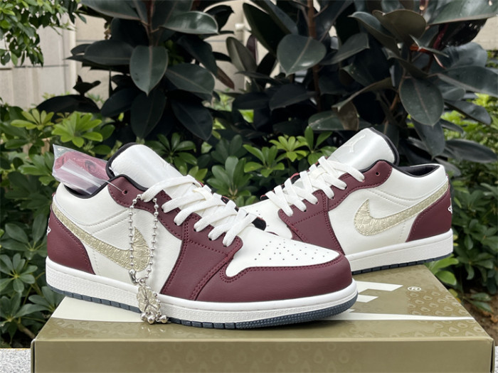 Authentic Air Jordan 1 Low Year of the Dragon Women