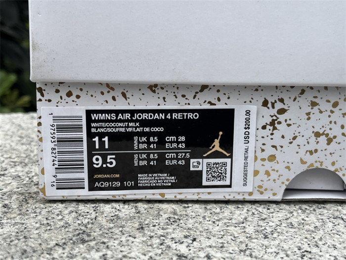 Authentic Air Jordan 4 “Vivid Sulfur”