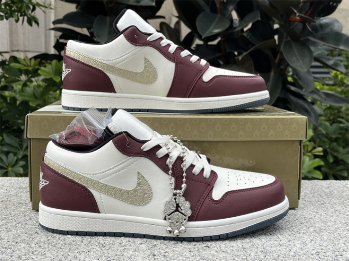 Authentic Air Jordan 1 Low Year of the Dragon Women