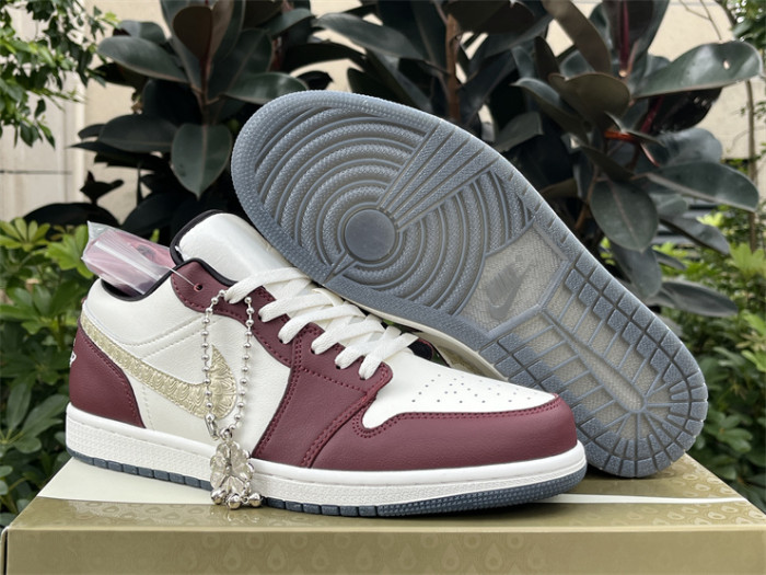 Authentic Air Jordan 1 Low Year of the Dragon Women