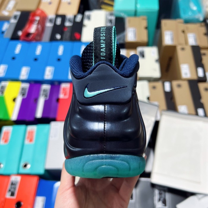 Authentic Air Foamposite One Pro Dark Obosidin