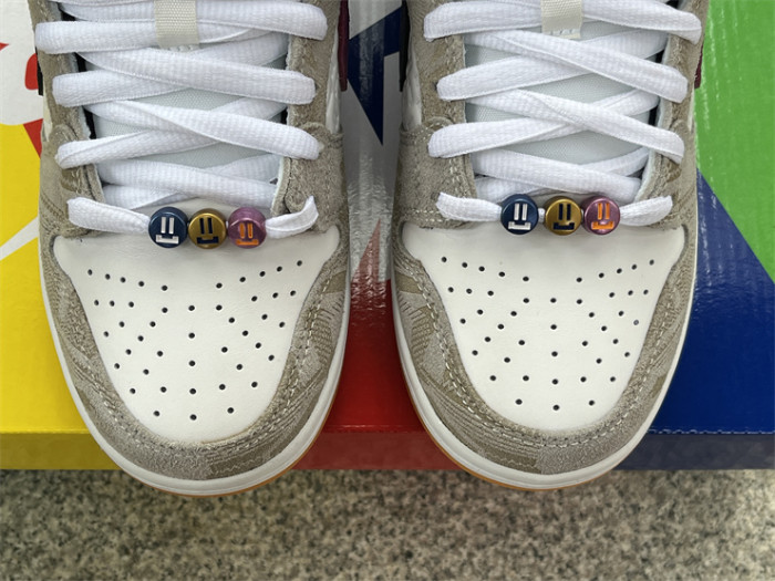 Authentic Nike Dunk SB Pure Platinumand and Vivid Purple