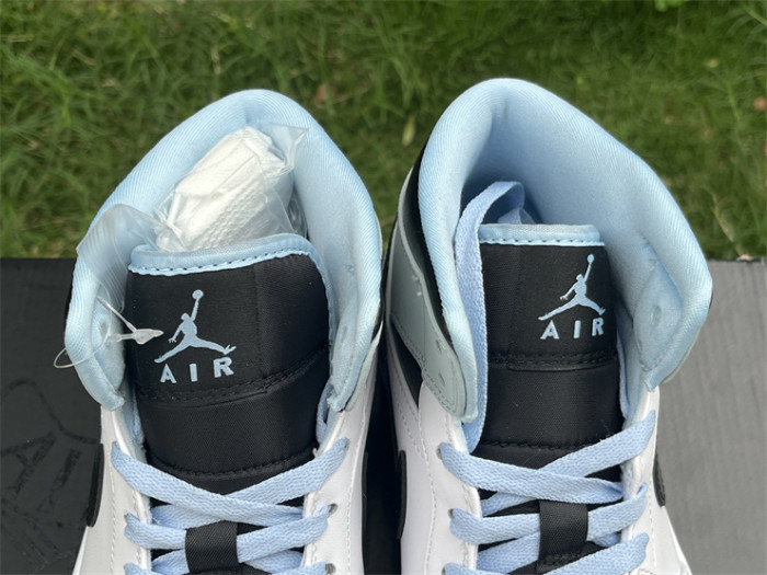 Authentic Air Jordan 1 Mid Ice Blue