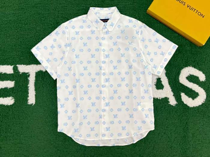 LV Shirt High End Quality-1078