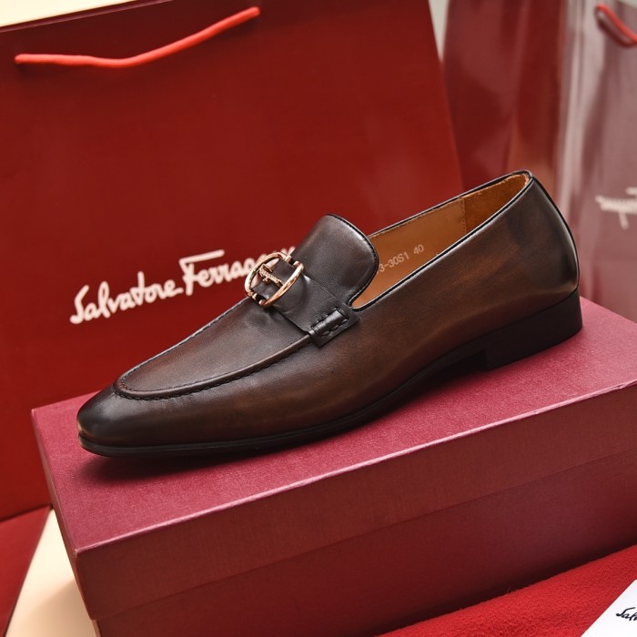Ferragamo Men shoes 1：1 quality-366