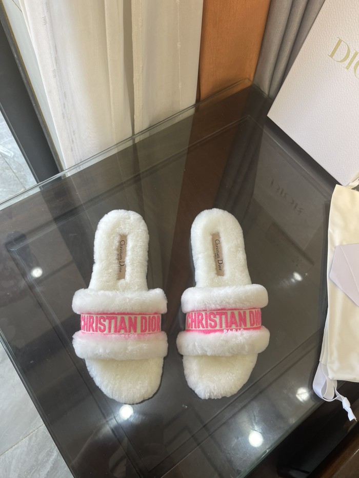 Dior women slippers 1：1 quality-186