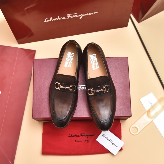 Ferragamo Men shoes 1：1 quality-369